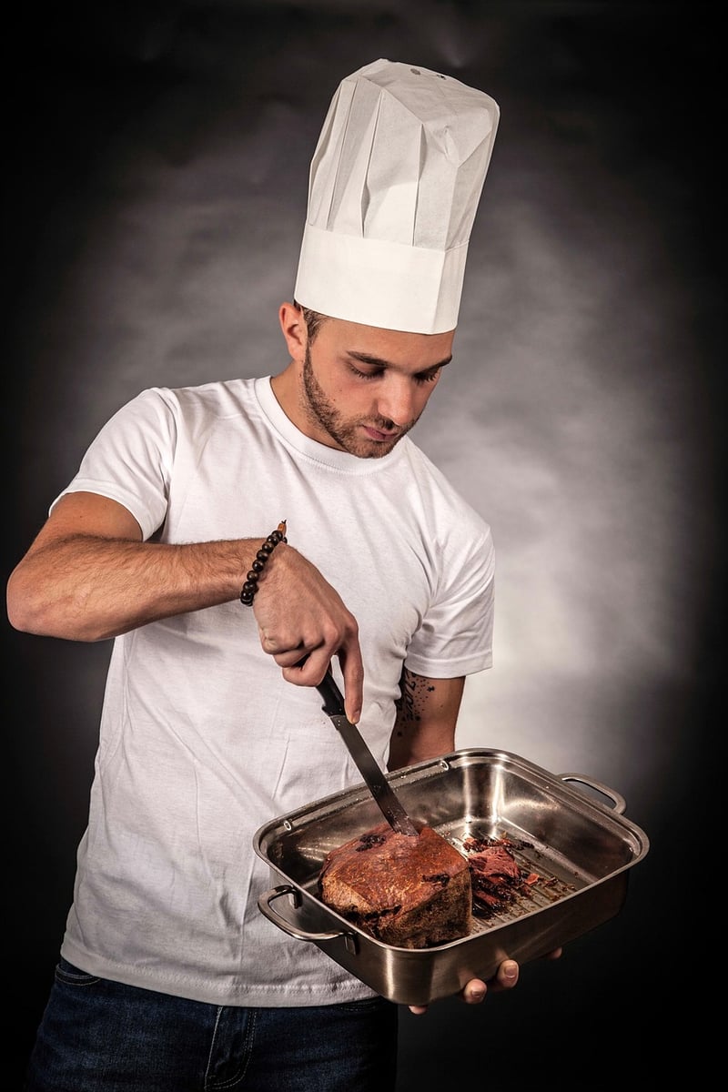 Chef in a professional kitchen